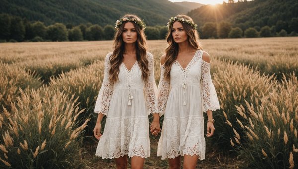 La magie des robes en dentelle bohème pour chaque style